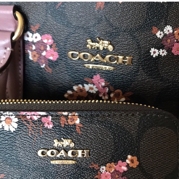 💦🌸coach satchel set🌸crossbody & wallet/brown - Picture 8 of 8